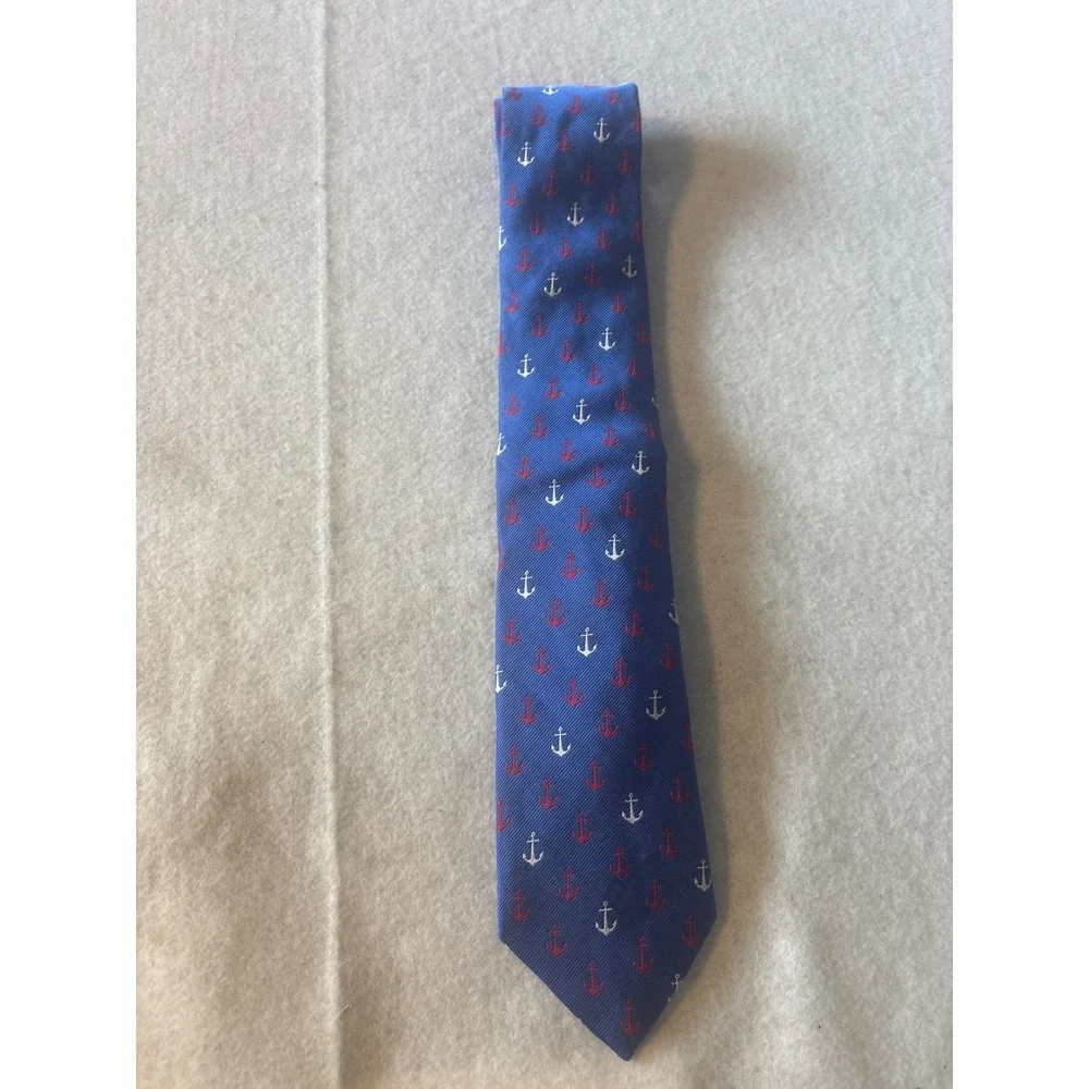 Vineyard Vines Flamingo Alligator Silk Tie Mens OS Blue Good Preppy Tropical